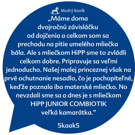 Modrá rečová bublina obsahuje biely text v cudzom jazyku a v jej spodnej časti je slovo "5kaak5".