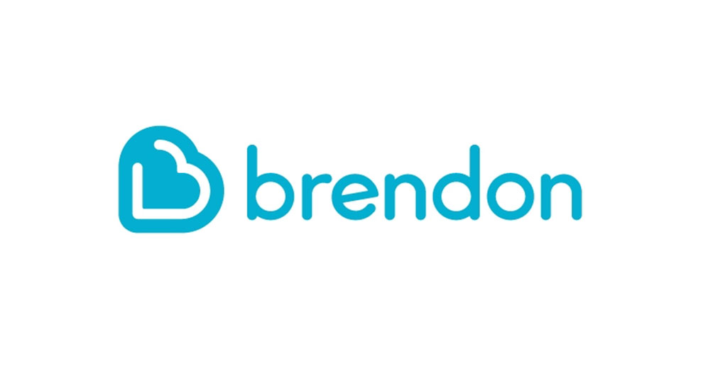 Logo so štylizovaným písmenom "B" a slovom "brendon" pod ním.